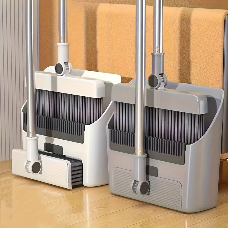 3 in 1 Broom Mop 3 in 1 Foldable Broom Mop Dustpan Combination Set | Household Cleaning Tool Set, Efficient Cleaning, Flexible Design, Quick Dust Removal, Good Helper for Home And Office Cleaning 2025